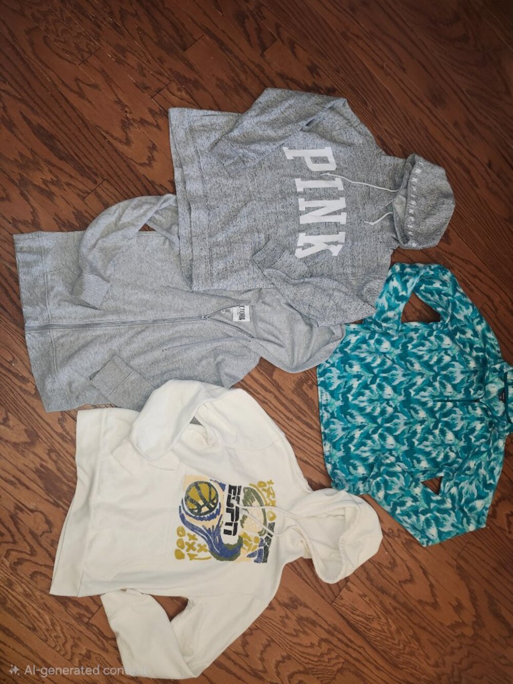 Victorias Secret Pink Pullover Hoodies Women's Med, Old Navy, Eddie Bauer Lot 4